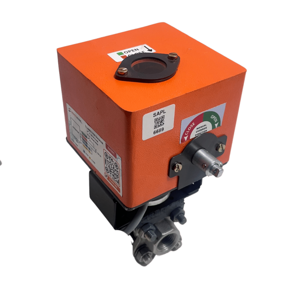 1 inch stainless steel ball valve with electric actuator 24vdc