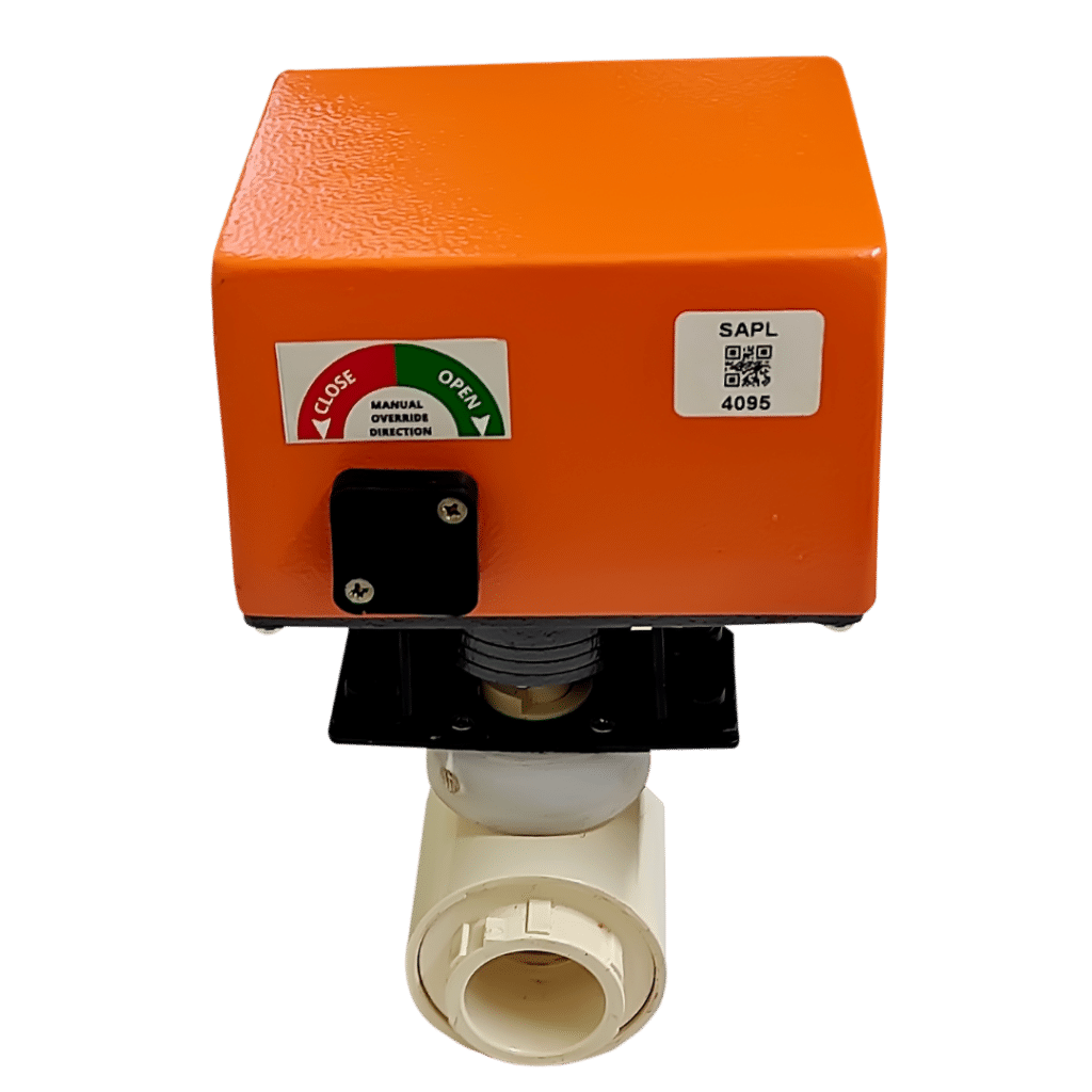 cpvc ball valve with actuator 1 inch