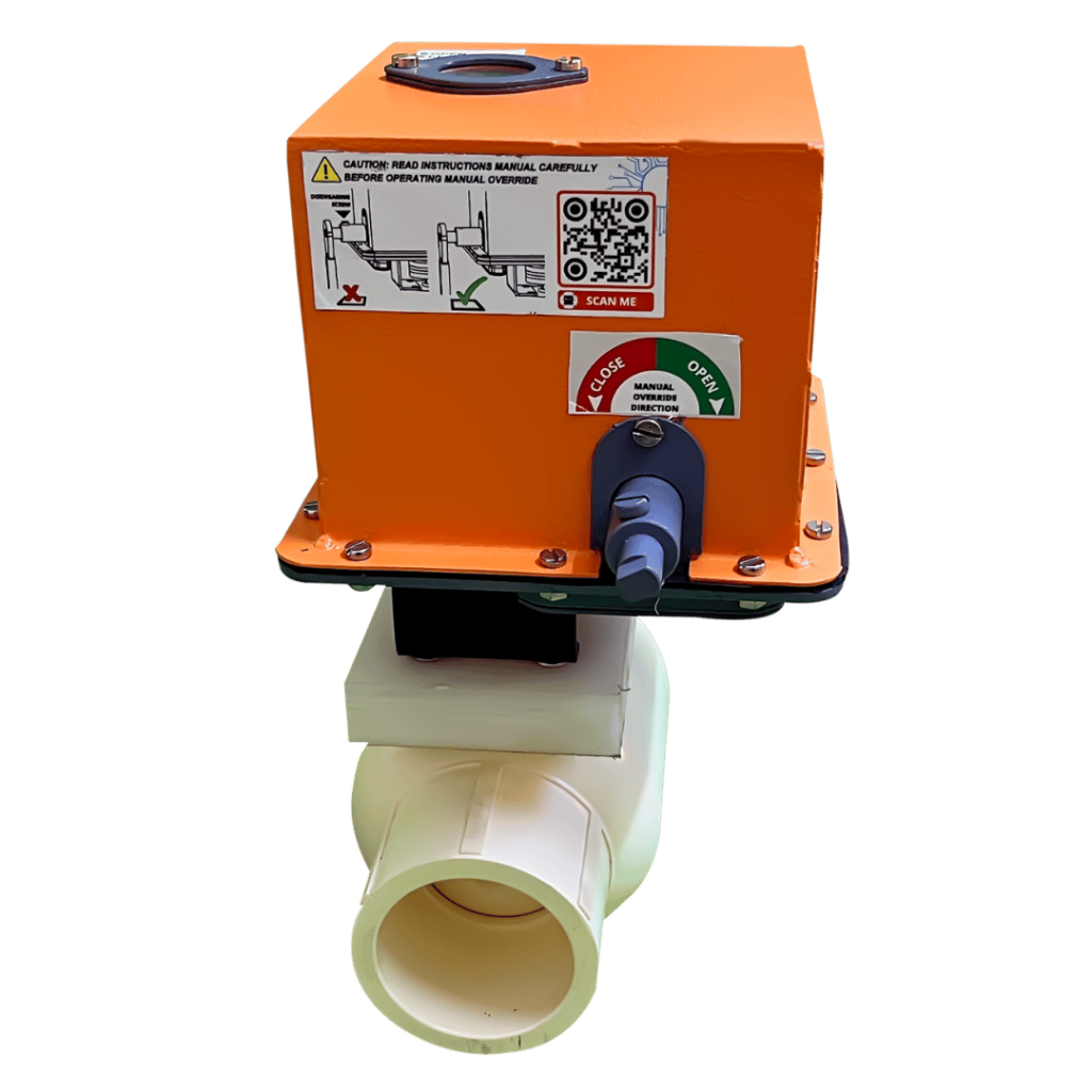 cpvc motorized ball valve 50mm