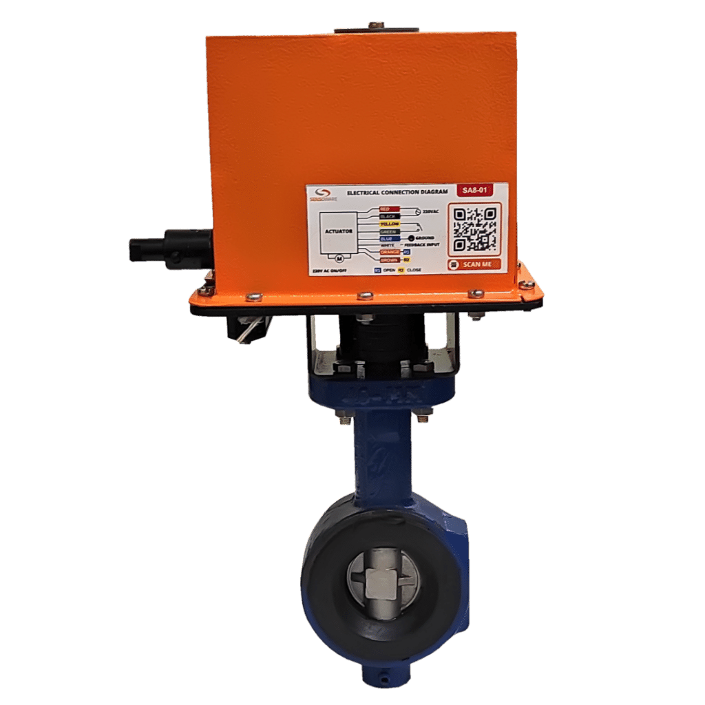 electric actuated butterfly valve 40mm