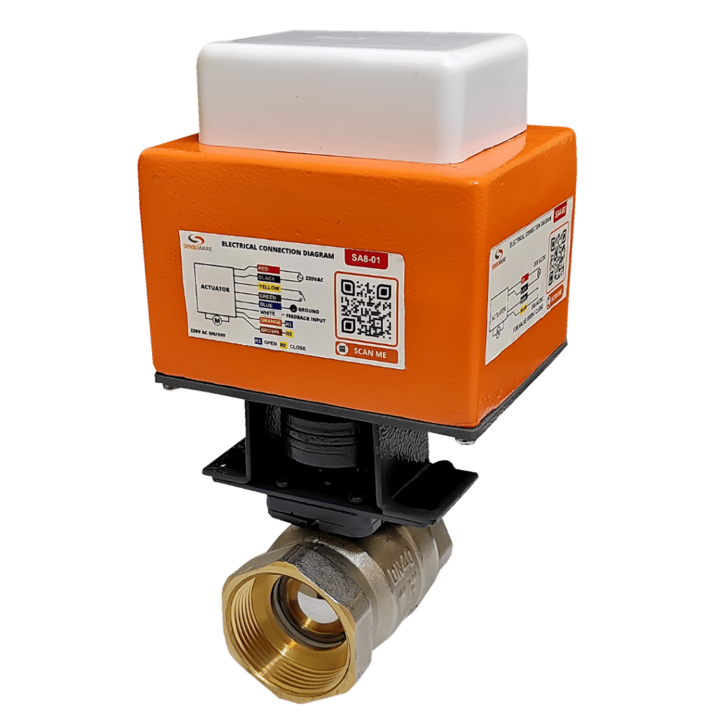 electric brass ball valve 40mm