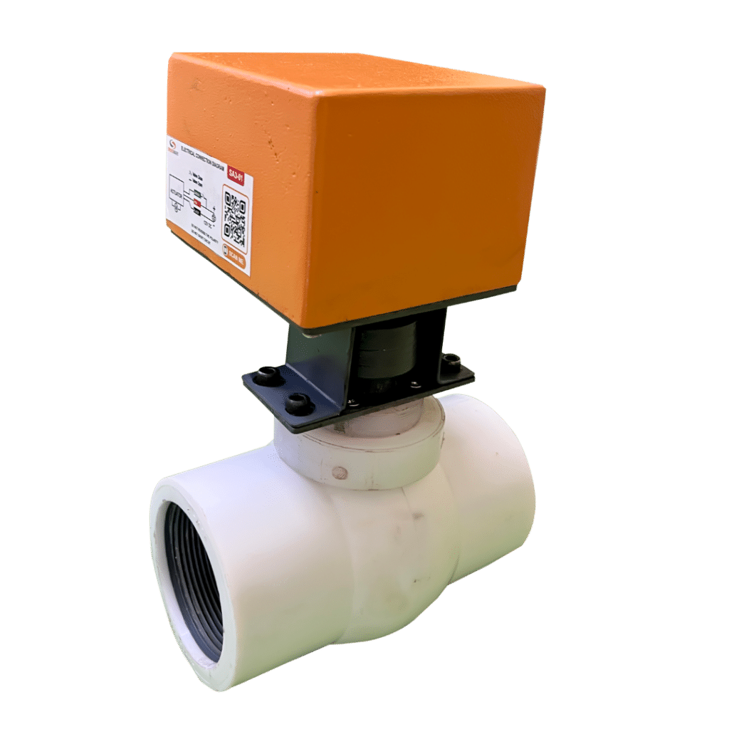 electric operated pvc ball valve 50mm