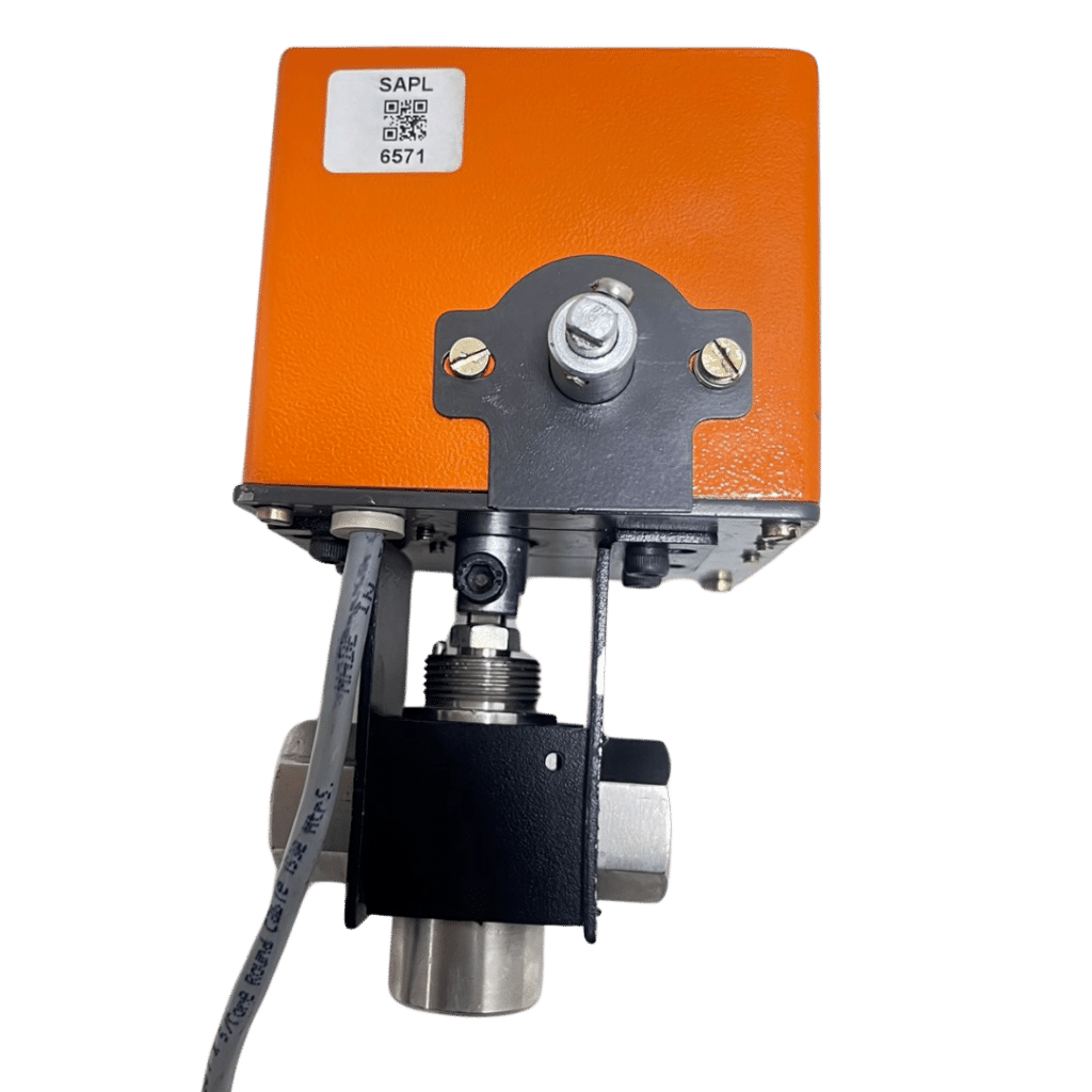 motorized 3 way hydraulic ball valve