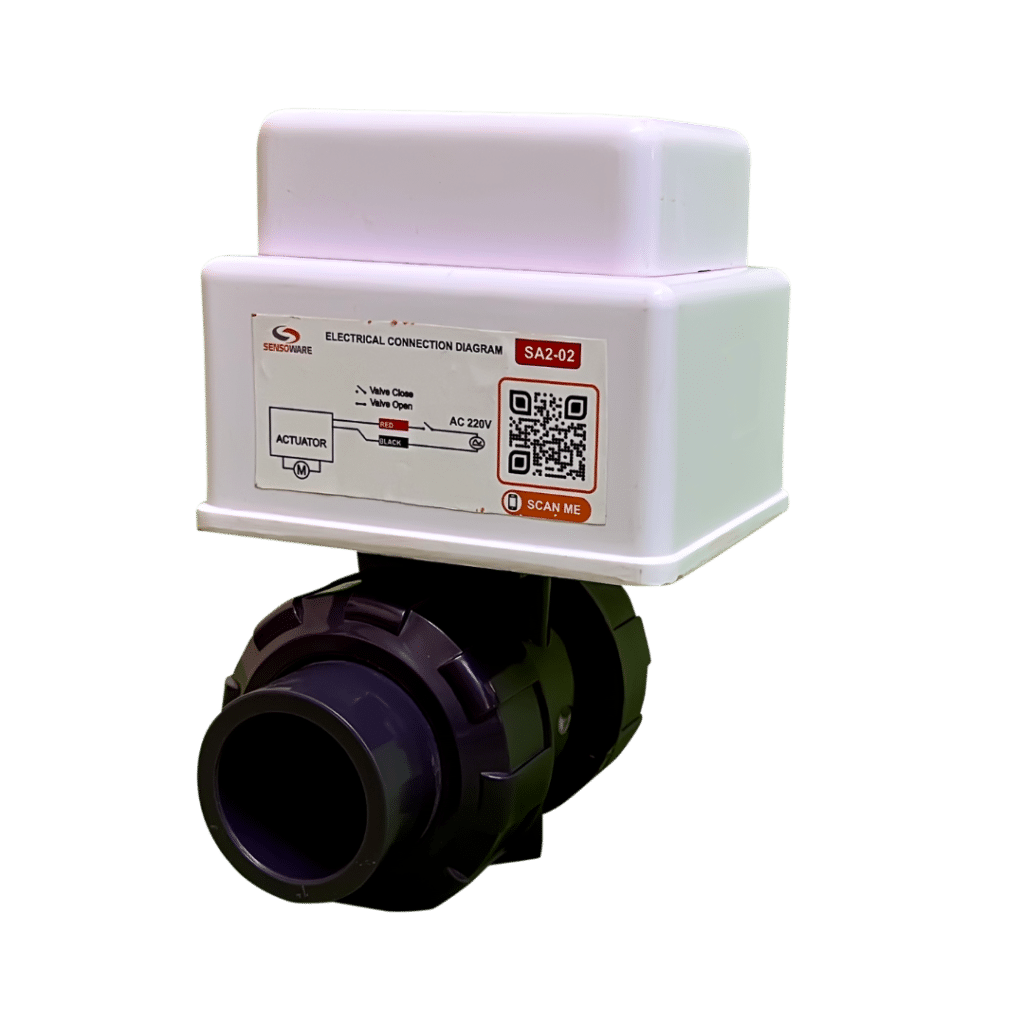 motorized ball valve without manual override upvc 25mm