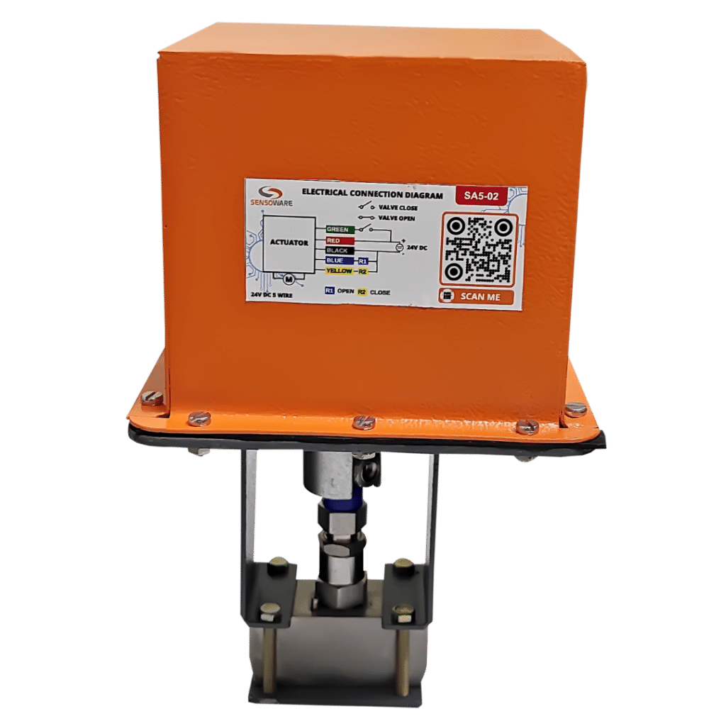 needle valve with electric actuator